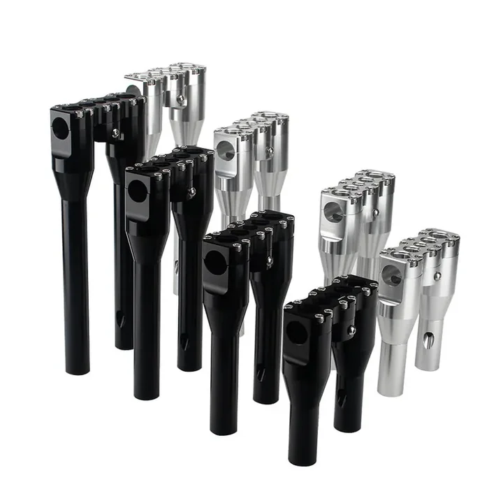 1″ 25.4mm Clubstyle Straight Handlebar Risers for Harley Dyna Low Rider FXDLS Fat Street Bob FXDF Softail Sportster Road King