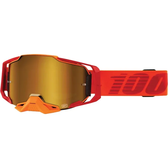 100% Armega Goggles Litkit with Gold Mirror Lens – 50710-354-02