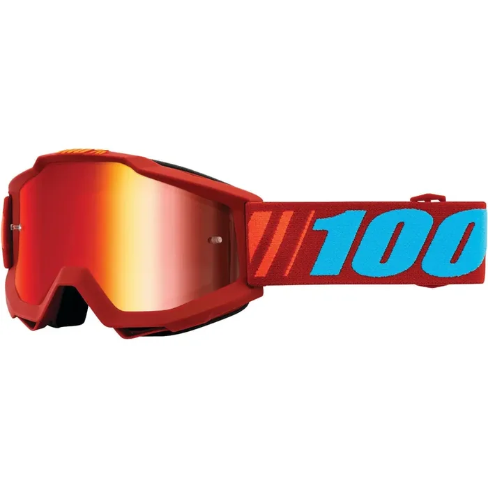 100% Gen1 Accuri Goggles Dauphine with Red Lens – 50210-346-02