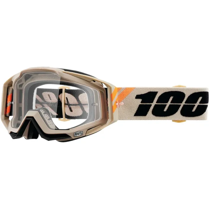 100% Gen1 Racecraft Goggles Poliet with Clear Lens – 50100-338-02