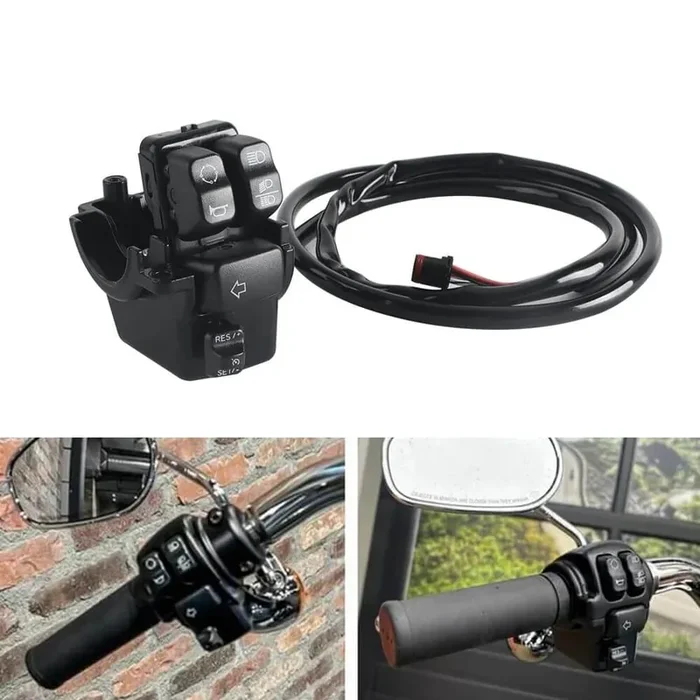 ‘16-‘24 Harley Softail Deluxe Slim S Sport Glide Standard FXDR FLSS FLSTC FLSTFBS FLSTN FXSE FLSB FSLR FLHCS Cruise Control Kit Switch Button