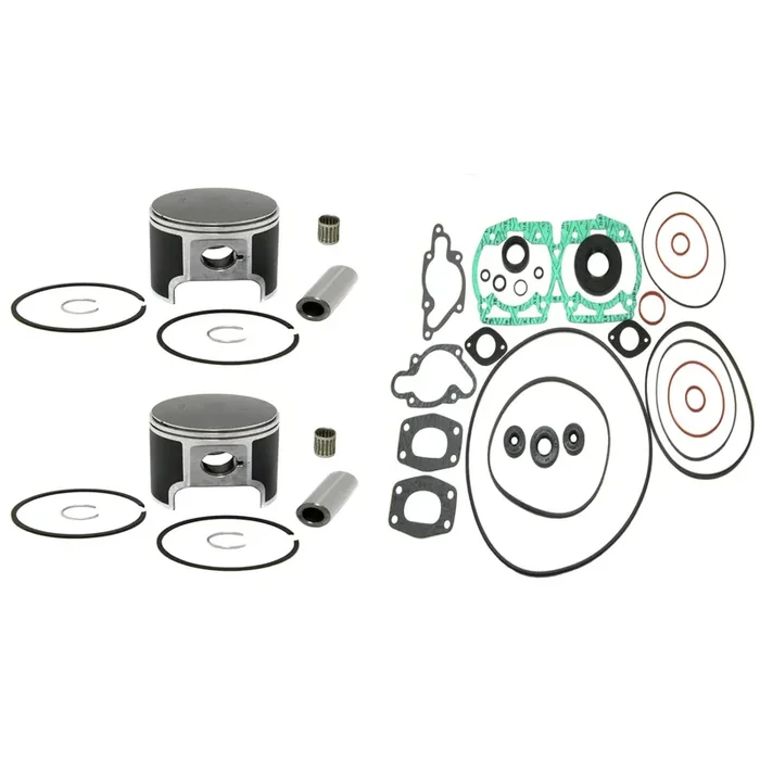 2 SPI Pistons, Needle Bearings, Full Gasket Kit Ski-Doo 500 L/C Summit, Formula