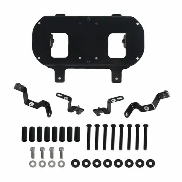 2015-2023 Harley Road Glide Baja Designs LP6 Pro LED Auxiliary Light Headlight Lighting Bracket System Adjust the Light Height Mounting Assembly