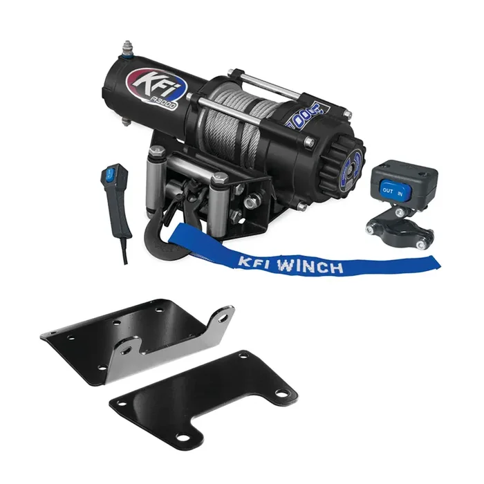 3000 lb KFI Winch Combo Kit (M3) For 2016-2017 Arctic-Cat 400 ALTERRA 4×4