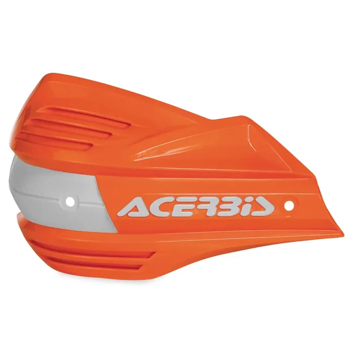 Acerbis 16 Orange/White X-Factor Replacement Handguard Shields – 2393485321