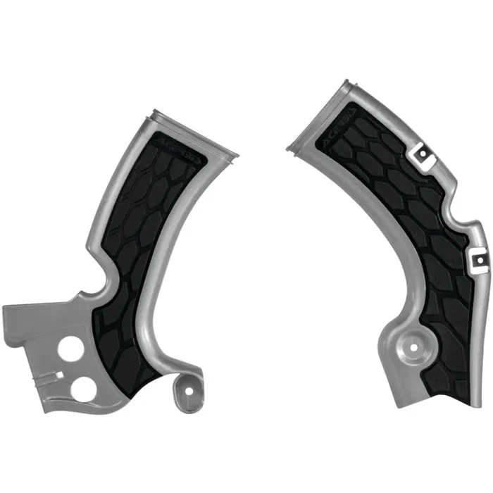 Acerbis Silver/Black X-Grip Frame Guard – 2374271015