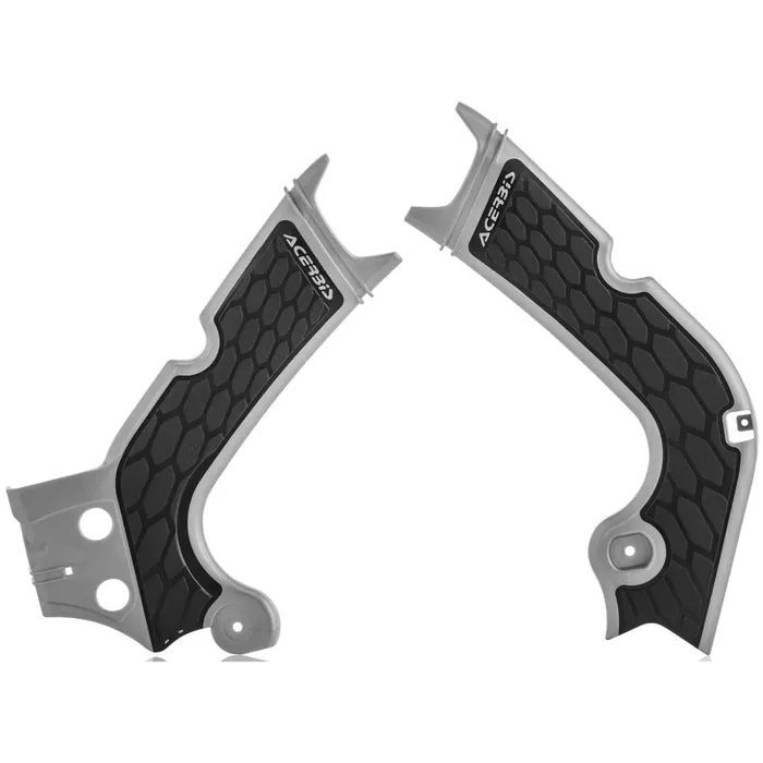 Acerbis Silver/Black X-Grip Frame Guard – 2630711015