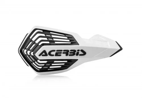 ACERBIS X-FUTURE HANDGUARDS (VIEW DESCRIPTION FOR FITMENT DETAILS); WHITE/BLACK