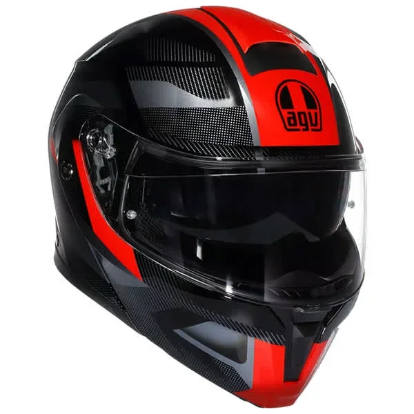 AGV Street Modular – Ledro Black / Red