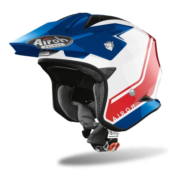 Airoh TRR S Keen Blue/Red Gloss – Open Face Helmets