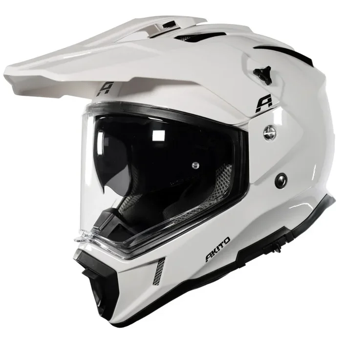 Akito Adventure Helmet White