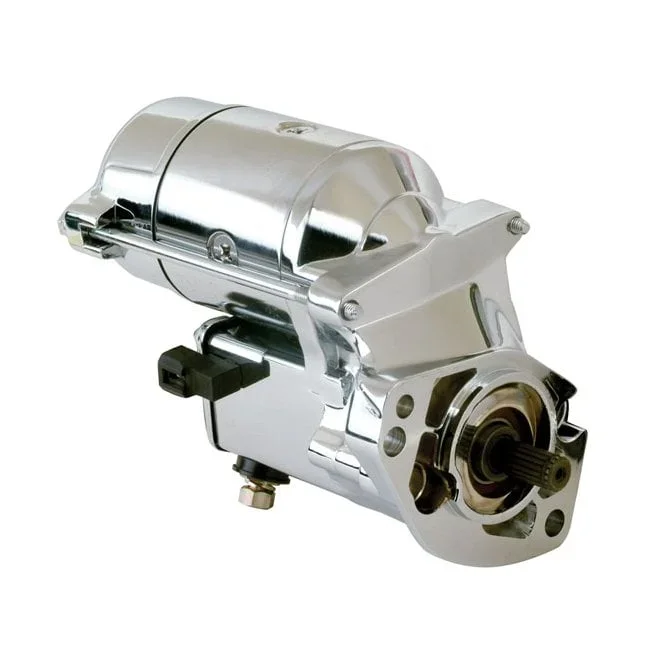All Balls high torque starter motor 1.4KW. Chrome 89-06 B.T. (EXCL 2006 DYNA)