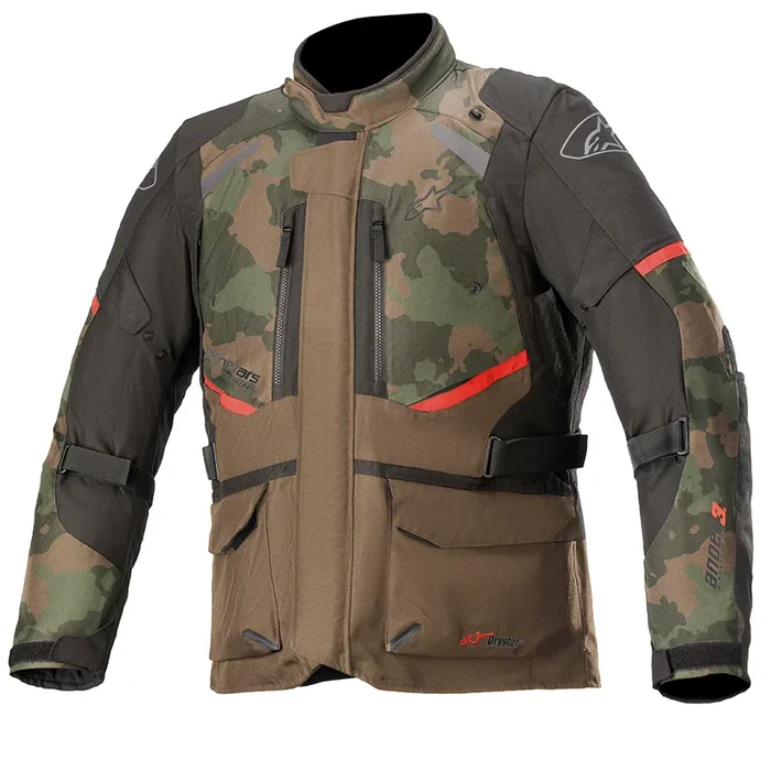 Alpinestars Andes V3 Drystar Jacket Dark Khaki Camo – Textile Jackets