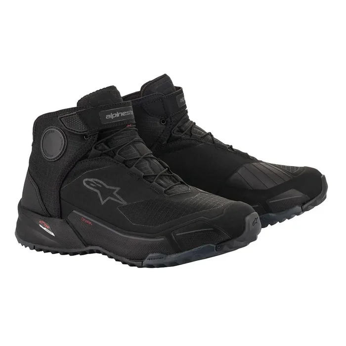 Alpinestars CR-X Drystar Riding Shoes Black Black – Urban Footwear