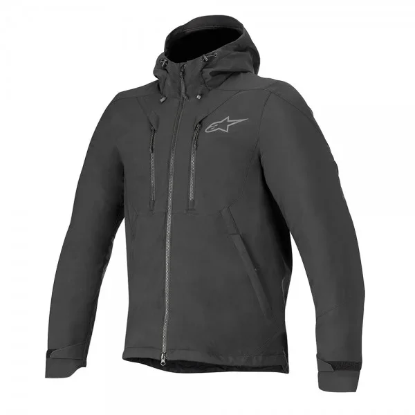 Alpinestars Domino Tech Hoodie Black – Textile Jackets
