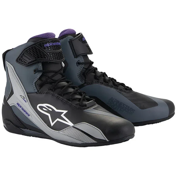 Alpinestars Stella Faster-4 Shoes – Black / Grey / Violet
