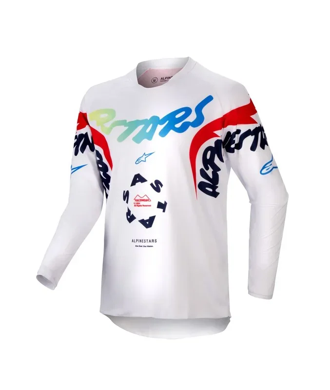 ALPINESTARS YOUTH RACER HANA WHITE MULTICOLOR JERSEY