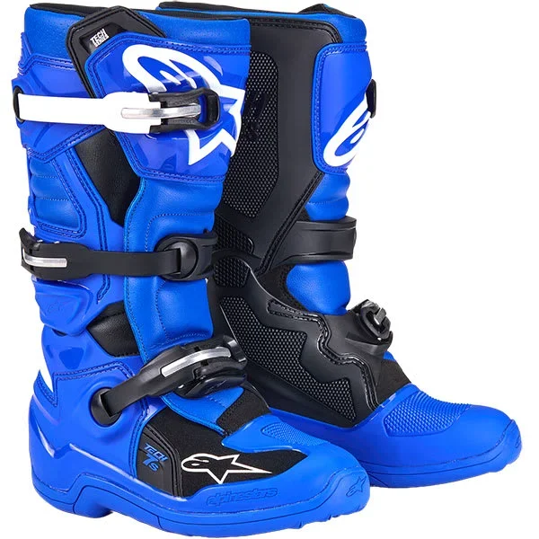 Alpinestars Youth Tech 7s Boots – Blue / Black / White