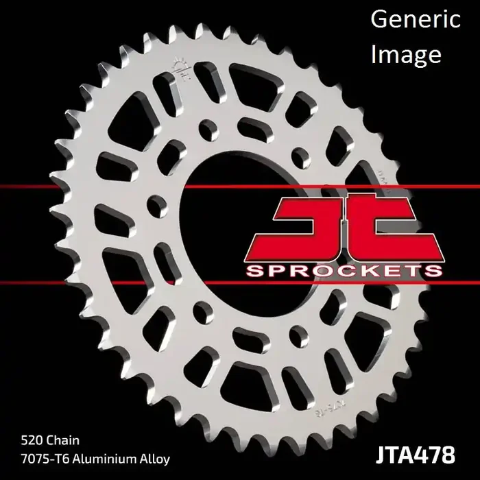 Aluminum Rear Sprocket 40T for Street KAWASAKI ZX750K Ninja ZX-7R 1991-1992