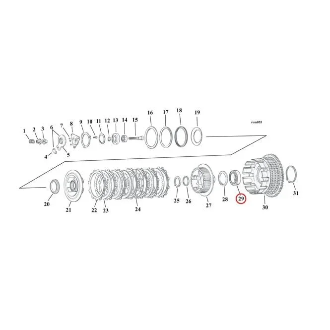 Ball Bearing, Clutch Hub