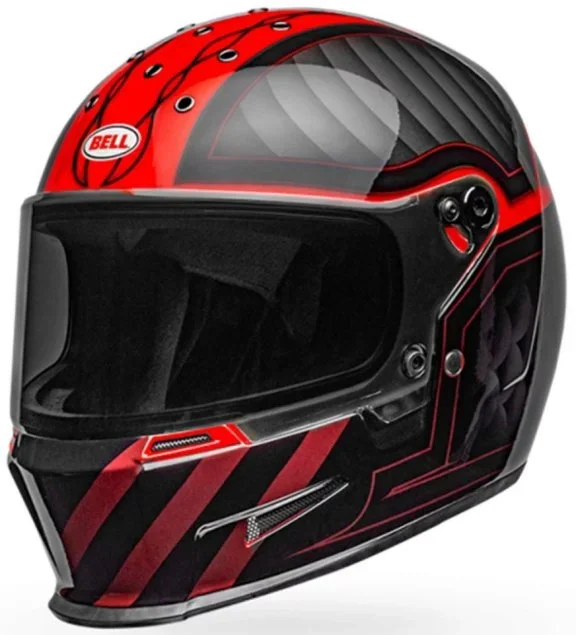 Bell Eliminator Outlaw Helmet Black Red