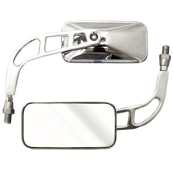 Bike It Knight High Universal Mirrors – Chrome