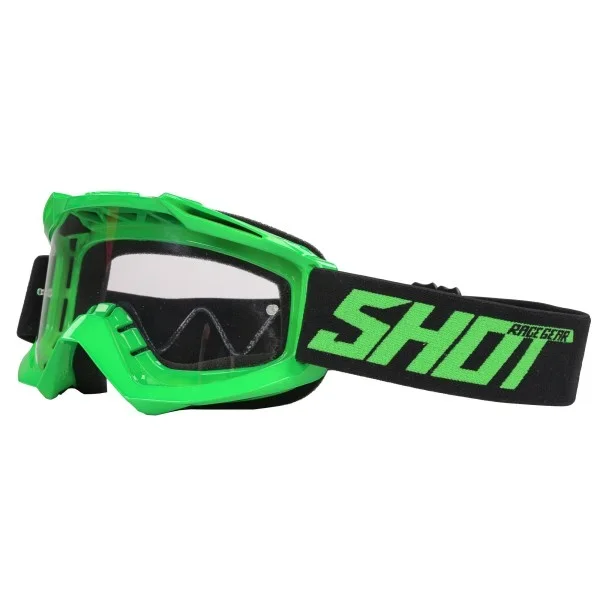 bike it Shot Assault Neon Green Motocross – Goggles
