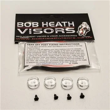 Bob Heath Visor Tear Offs Mounting Post Kits