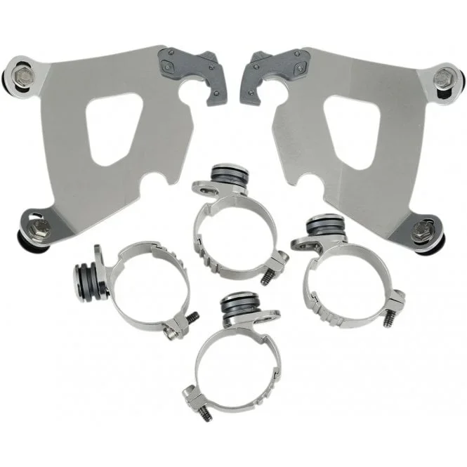 Cafe Fairing Trigger-Lock Hardware Kit Dyna, Softail