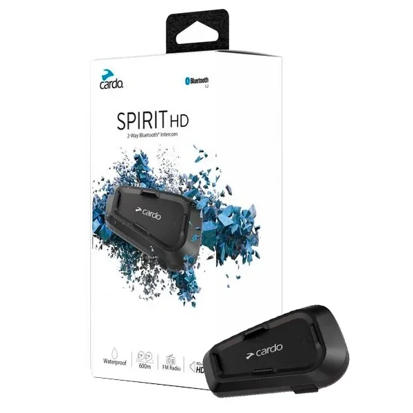 Cardo Intercom Cardo Spirit HD Solo Bluetooth – Intercoms