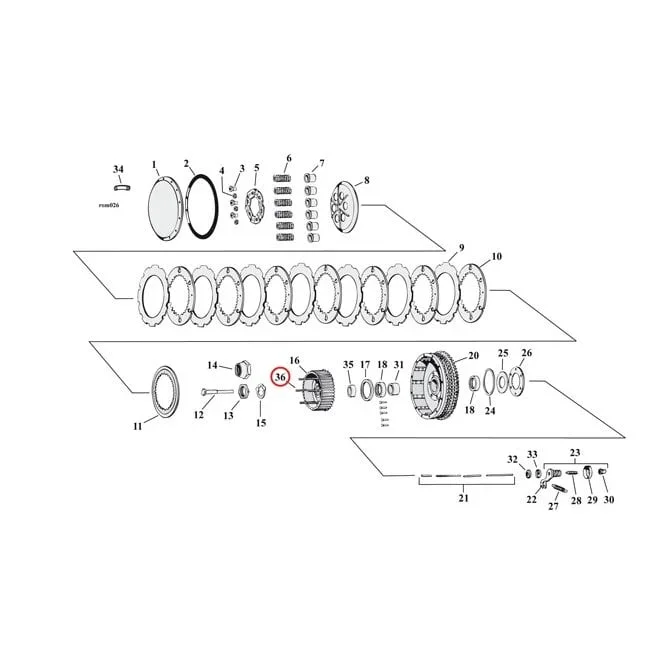 Clutch Hub Studs 2.835 Inch Long