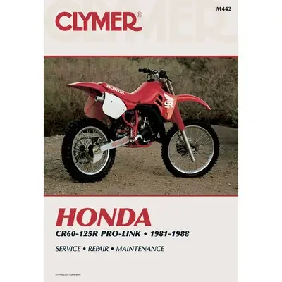 Clymer Honda CR60-125R 81-88 Service Manual