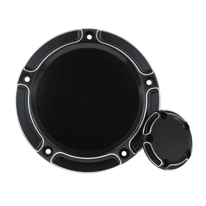 CNC Black Derby Cover Timing Timer Cover Fit For Touring 99-15 Softail 99-18 Mactions