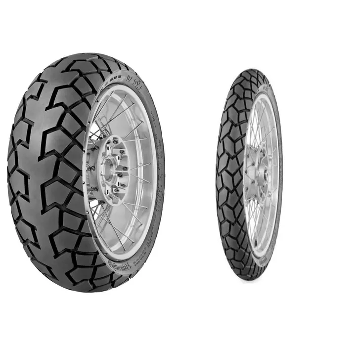 CONTINENTAL TKC70 Dual Sport Front & Rear Tire Set, 90/90-21 54T & 4.00R18 64T