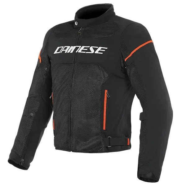 Dainese AIR FRAME D1 TEXTILE JACKET N32 BLACK/WHITE/FLUO-RED – Textile Jackets