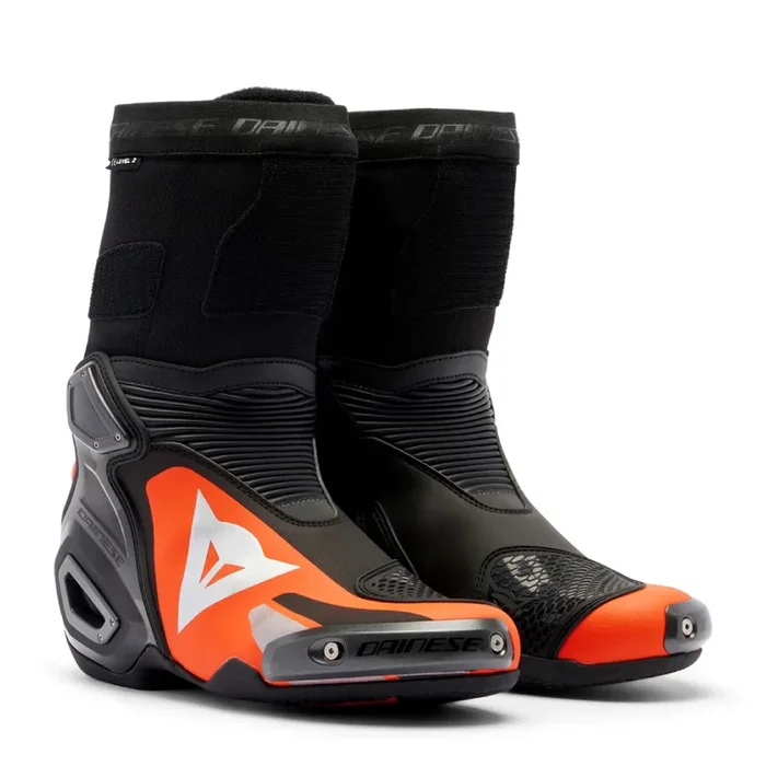 Dainese Axial 2 Boots – Black/Fluo Red