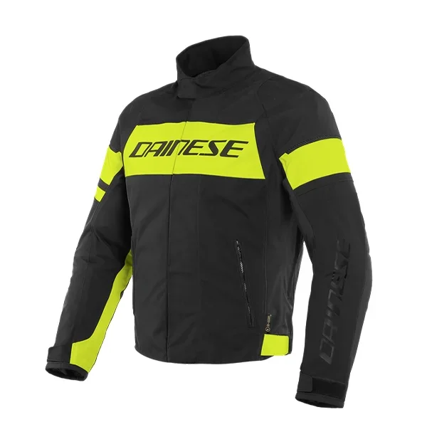 Dainese Saetta D-Dry Jacket – Black/Fluo Yellow/Black