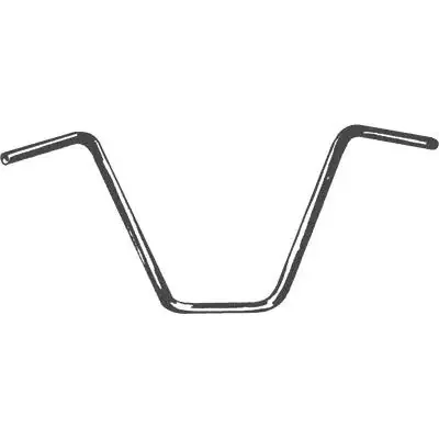 Emgo – 07-12506 – 1in. Street Ape Hanger 16in. Rise Handlebar, Chrome