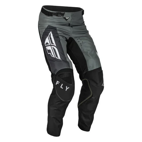 Fly Kinetic Jet MX Pants Grey Dark Grey Black