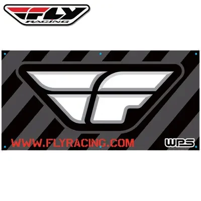 Fly Racing F-Wing Banner Black/White