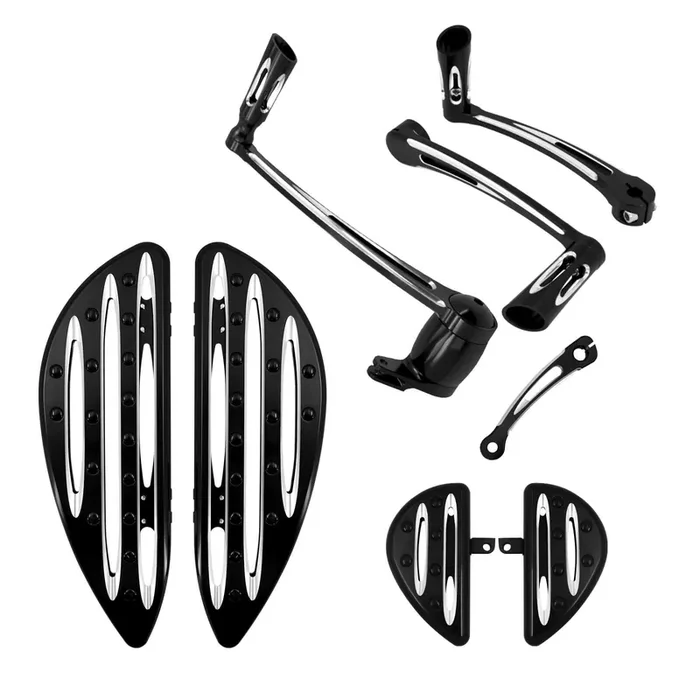 Front Rear Floorboards Shift Lever Brake Arm Shifter Fit Harley Touring ‘08-‘13