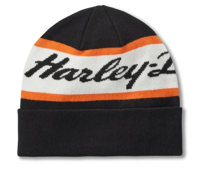Genuine H-D Script Beanie – Harley Black 97630-25VM