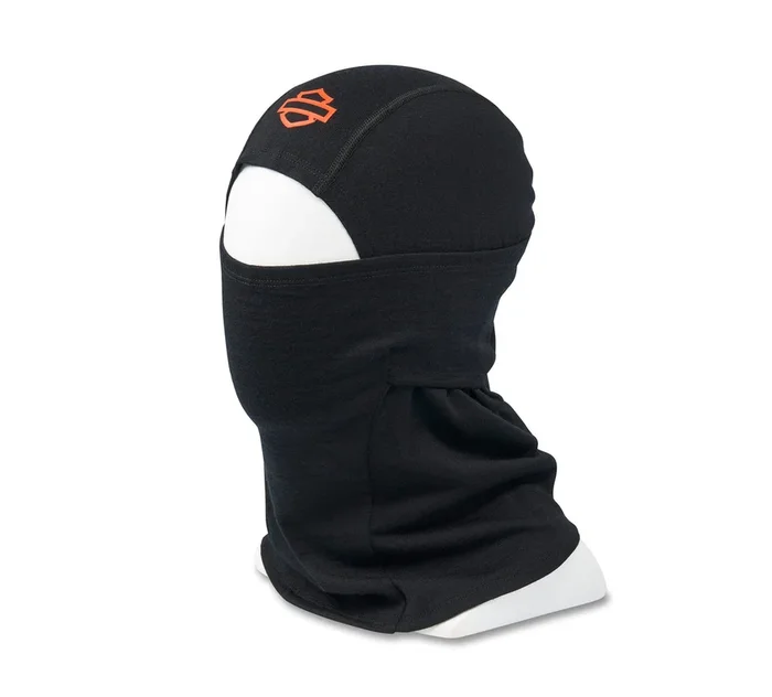 Harley Davidson, Open Bar & Shield Merino Balaclava – Harley Black – 97660-25VM