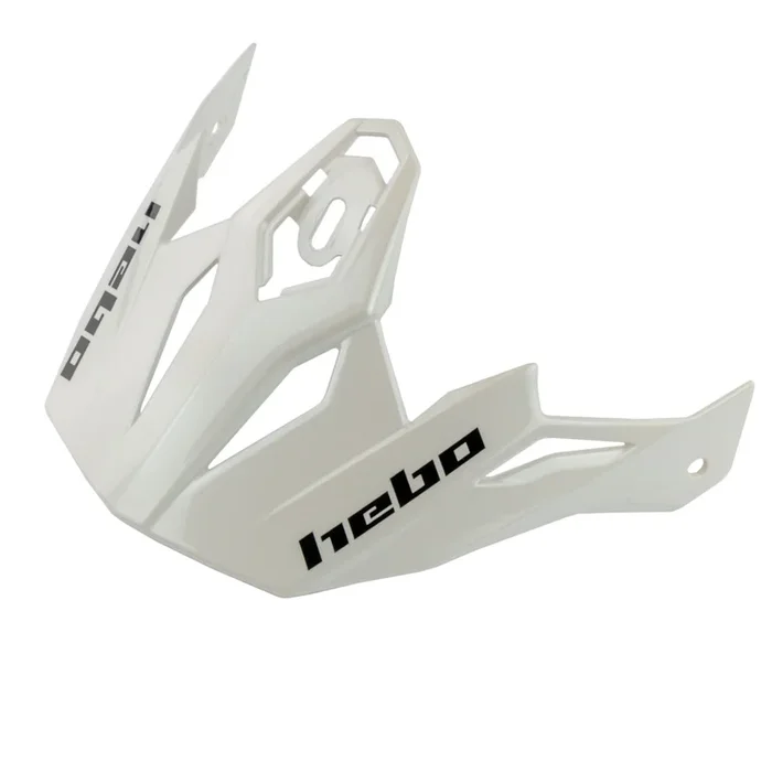 Hebo Trials Helmet Peak Zone 5 Mono White