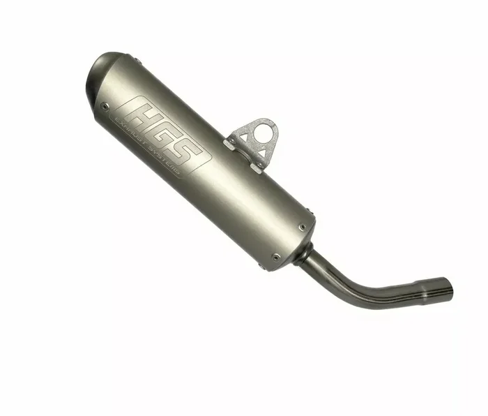 HGS SILENCER – ROUND – GREY STEEL KTM/HUSQVARNA/GASGAS SX/TC/MC 250/300 2023-ON