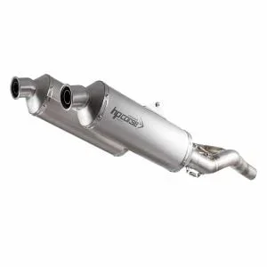 HP Corse SP-1 2 Into 2 Exhaust – KTM 990 Adventure 06-14 – Titanium
