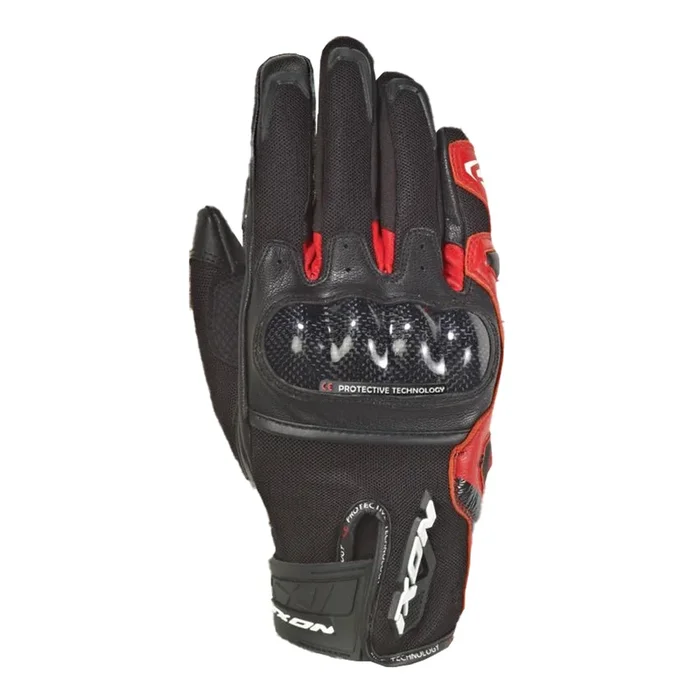 Ixon RS Rise Air Gloves – Black/Red