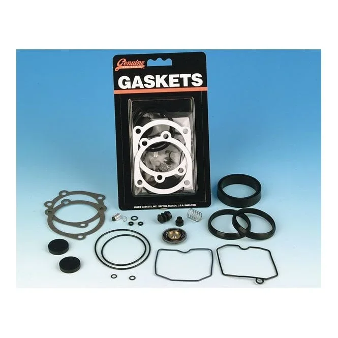 James Keihin CV carb rebuild kit 90-06 B.T.; 88-06 XL. With OEM 40mm CV carburettor