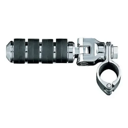 Kuryakyn Chrome 1-1/4″ Clamp Engine Guard Frame Mount ISO Small Footpegs Harley