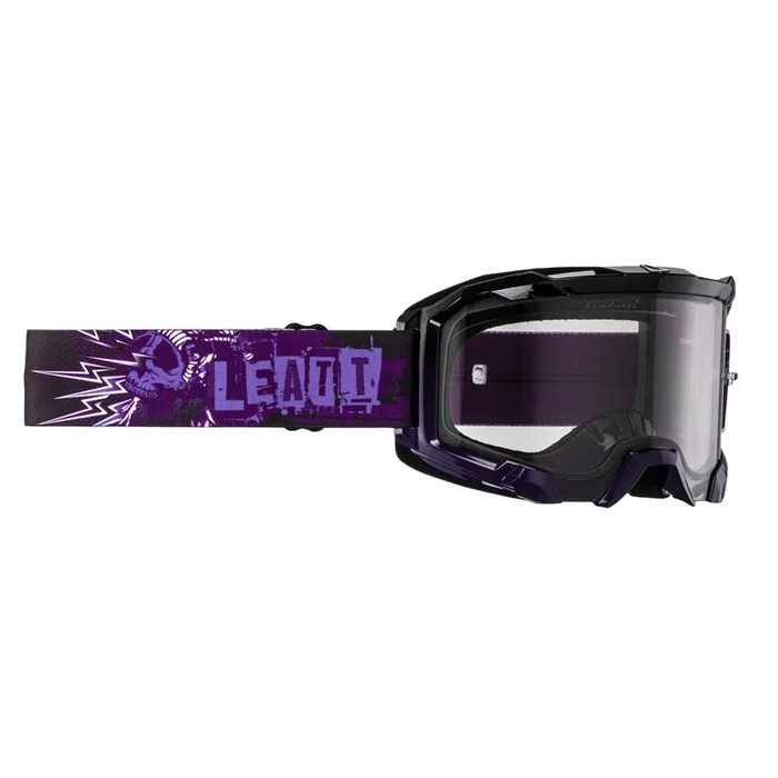 LEATT VELOCITY 4.5 UV LIGHT GREY LENS GOOGLES